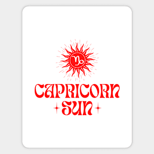 Capricorn Sun | Born in December and January | Zodiac Sign Birthday Gifts Saturn Magnet